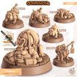 English Bulldog Companion Miniature | Bare A - Tabletop RPG & D&D miniature. Perfect for wargaming & collectors