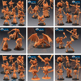 Everything Skeleton Miniature | Full Set All Models - Tabletop RPG & D&D miniature. Perfect for wargaming & collectors
