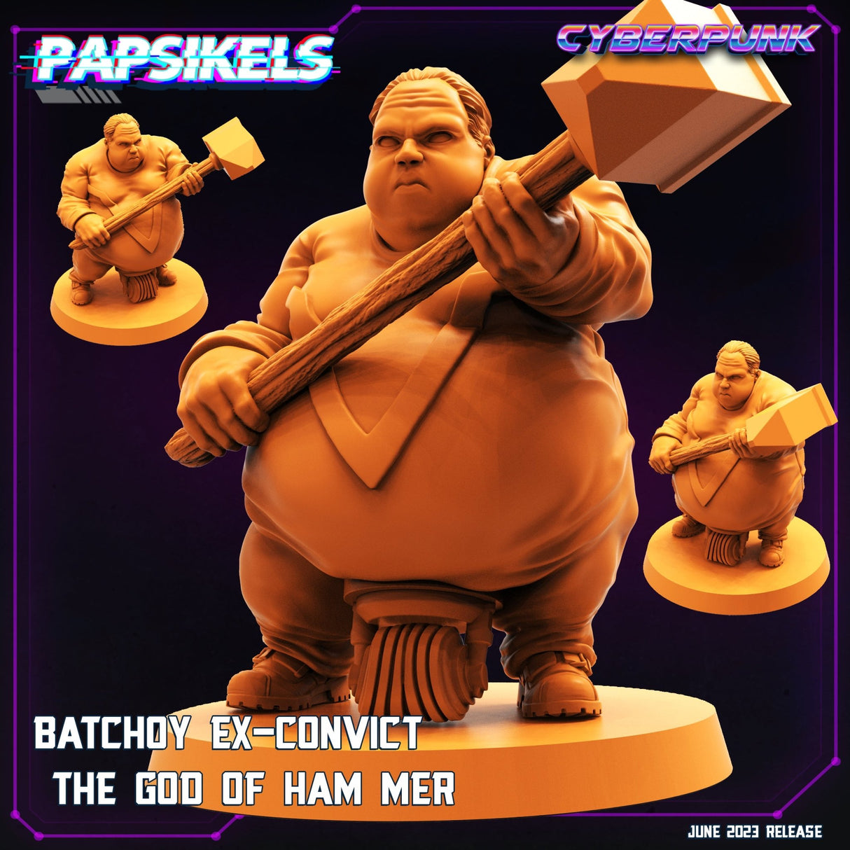 Ex Convict Miniature | F - Tabletop RPG & D&D miniature. Perfect for wargaming & collectors
