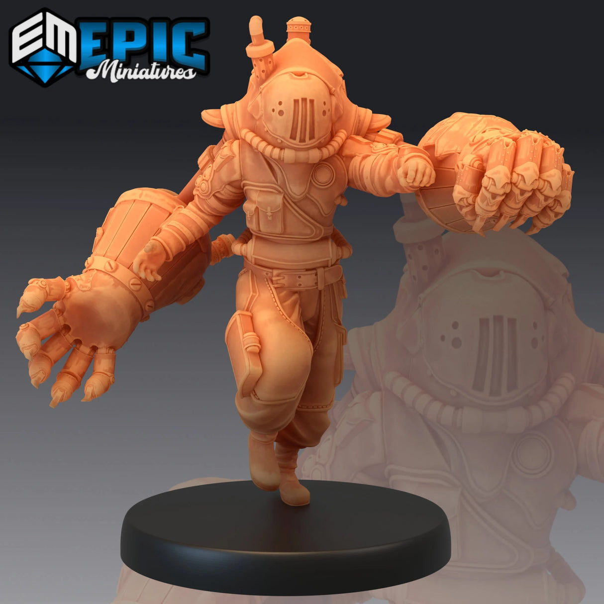 Exoskeleton Worker Miniature | B - Tabletop RPG & D&D miniature. Perfect for wargaming & collectors