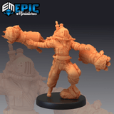 Exoskeleton Worker Miniature | C - Tabletop RPG & D&D miniature. Perfect for wargaming & collectors