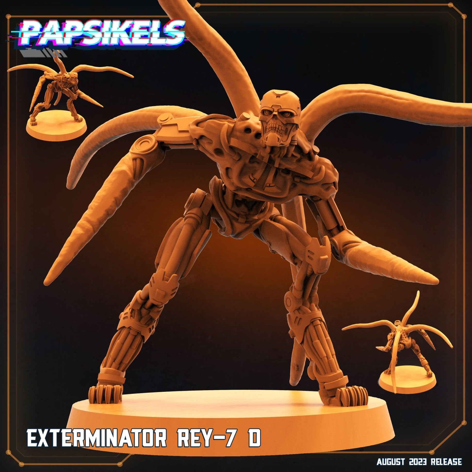 Exterminator Cyborg Miniature - Ret 7 D - 32mm