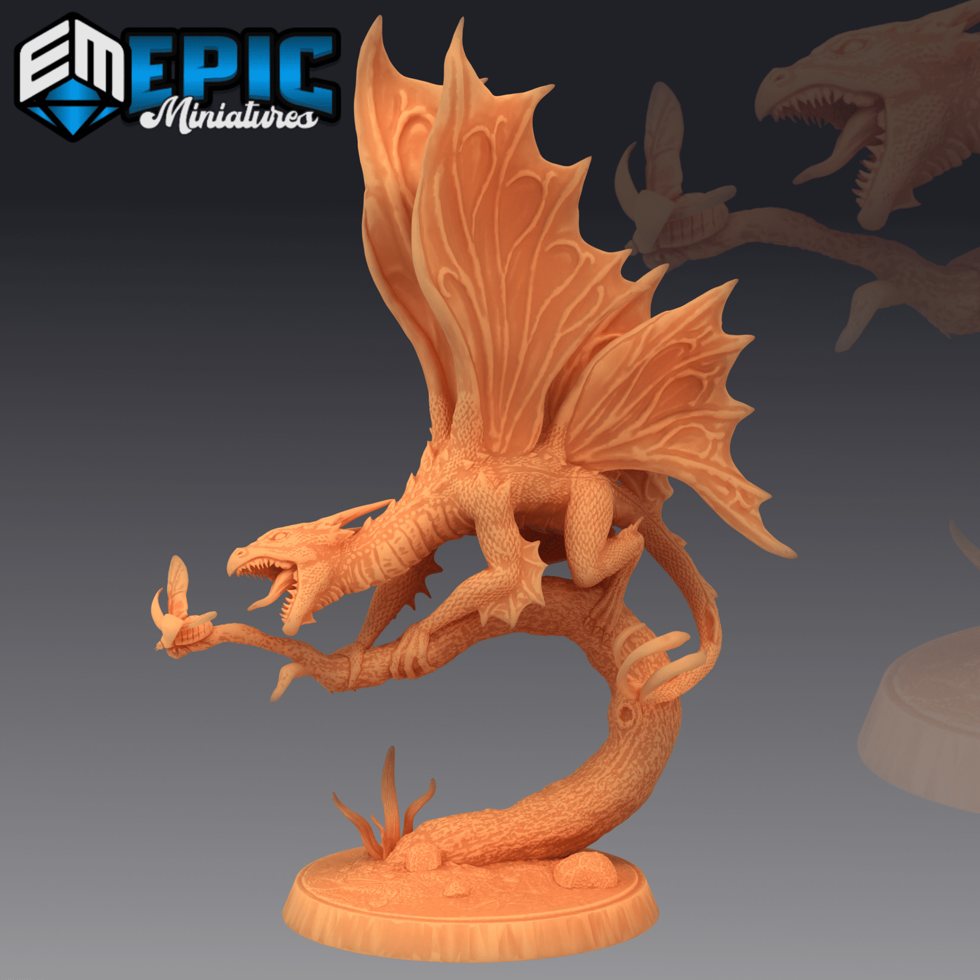 Fairy Dragon Miniature - A - 28mm