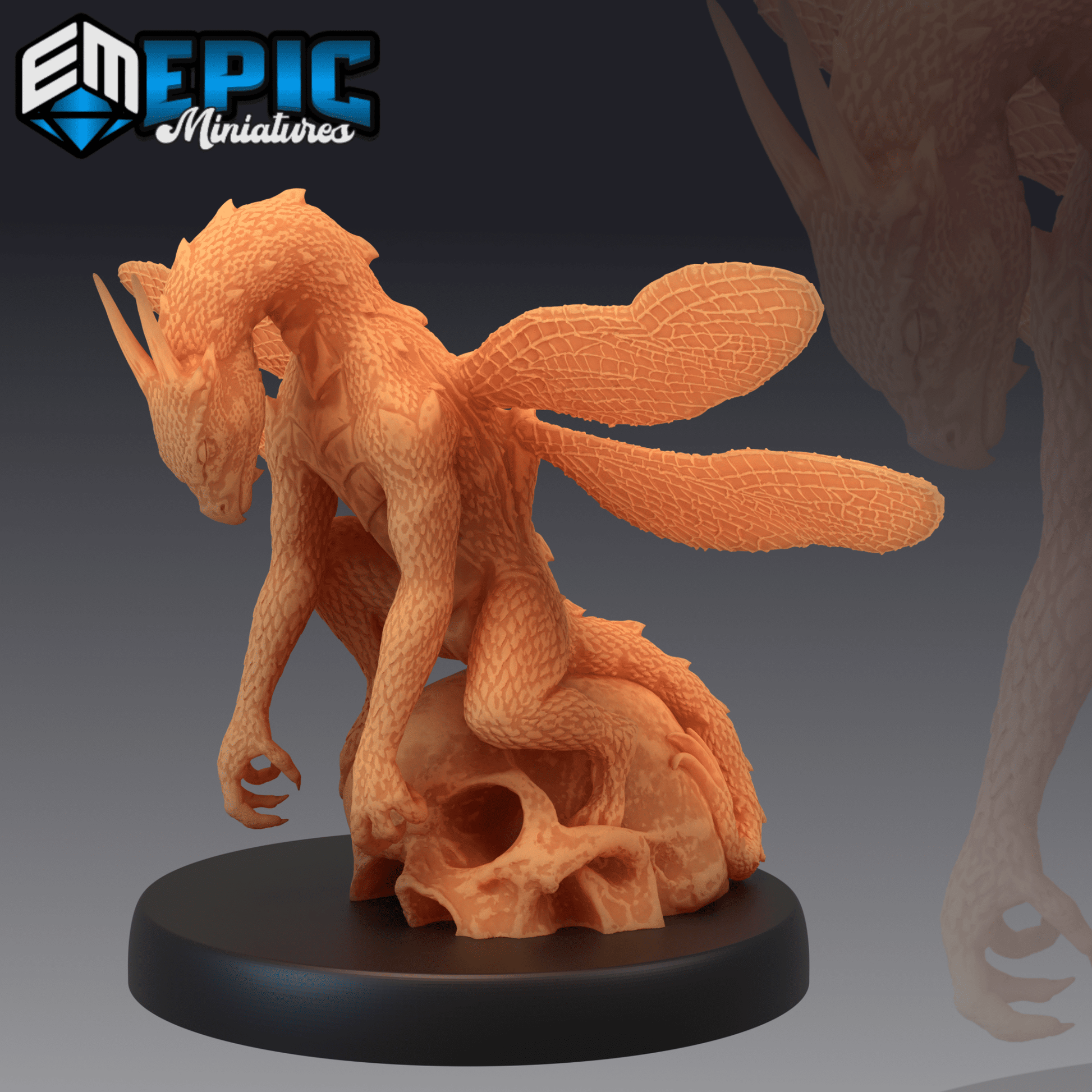 Fairy Dragon Miniature - B - 28mm