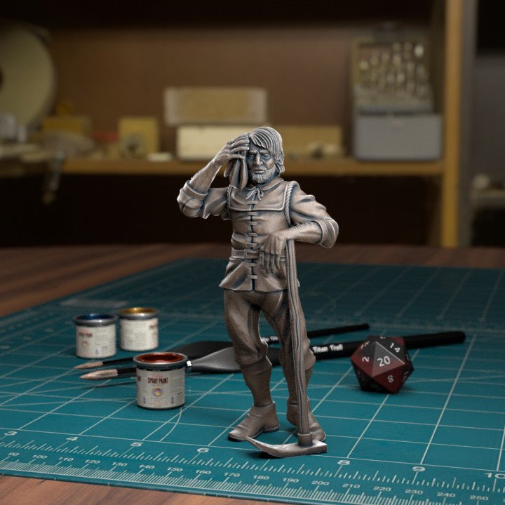 Farmer Bundle Miniature | A - Tabletop RPG & D&D miniature. Perfect for wargaming & collectors