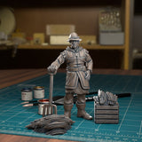 Farmer Bundle Miniature | E - Tabletop RPG & D&D miniature. Perfect for wargaming & collectors