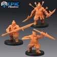 Fat Dwarf Miniature | Set of 3 - Tabletop RPG & D&D miniature. Perfect for wargaming & collectors