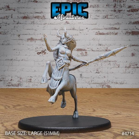 Faun Druid Miniature | C - Tabletop RPG & D&D miniature. Perfect for wargaming & collectors