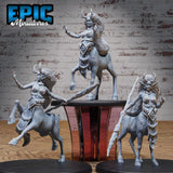 Faun Druid Miniature | Full Set All Models - Tabletop RPG & D&D miniature. Perfect for wargaming & collectors