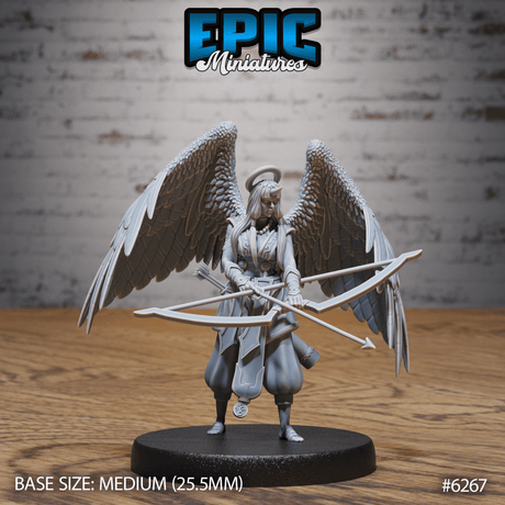 Female Eastern Angel Miniature | C - Tabletop RPG & D&D miniature. Perfect for wargaming & collectors
