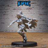 Female Barbarian Miniature | 4405 - Tabletop RPG & D&D miniature. Perfect for wargaming & collectors