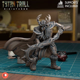 Female Druid Miniature | B - Tabletop RPG & D&D miniature. Perfect for wargaming & collectors