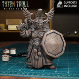 Female Dwarf Miniature | D - Tabletop RPG & D&D miniature. Perfect for wargaming & collectors
