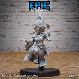 Female Dwarf Warlock Miniature | 4067 - Tabletop RPG & D&D miniature. Perfect for wargaming & collectors