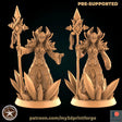 Female Frost Mage Miniature | Set of 2 - Tabletop RPG & D&D miniature. Perfect for wargaming & collectors