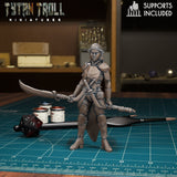 Female Heros of the Races Miniature | Elf - Tabletop RPG & D&D miniature. Perfect for wargaming & collectors