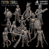 Female Heros of the Races Miniature | Full Set All Models - Tabletop RPG & D&D miniature. Perfect for wargaming & collectors