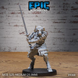 Female Minotaur Warrior Miniature | 4368 - Tabletop RPG & D&D miniature. Perfect for wargaming & collectors