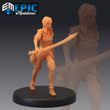 Female Pirates Miniature | B - Tabletop RPG & D&D miniature. Perfect for wargaming & collectors