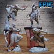 Female Rogue Werewolf Miniature | Full Set All Models - Tabletop RPG & D&D miniature. Perfect for wargaming & collectors
