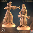 Female Scientist Werewolf Miniature | Set of 2 - Tabletop RPG & D&D miniature. Perfect for wargaming & collectors