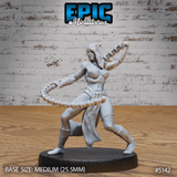 Female Slaver Miniature | B - Tabletop RPG & D&D miniature. Perfect for wargaming & collectors