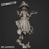 Female Sorcerer Miniature | A - Tabletop RPG & D&D miniature. Perfect for wargaming & collectors