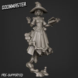 Female Sorcerer Miniature | B - Tabletop RPG & D&D miniature. Perfect for wargaming & collectors