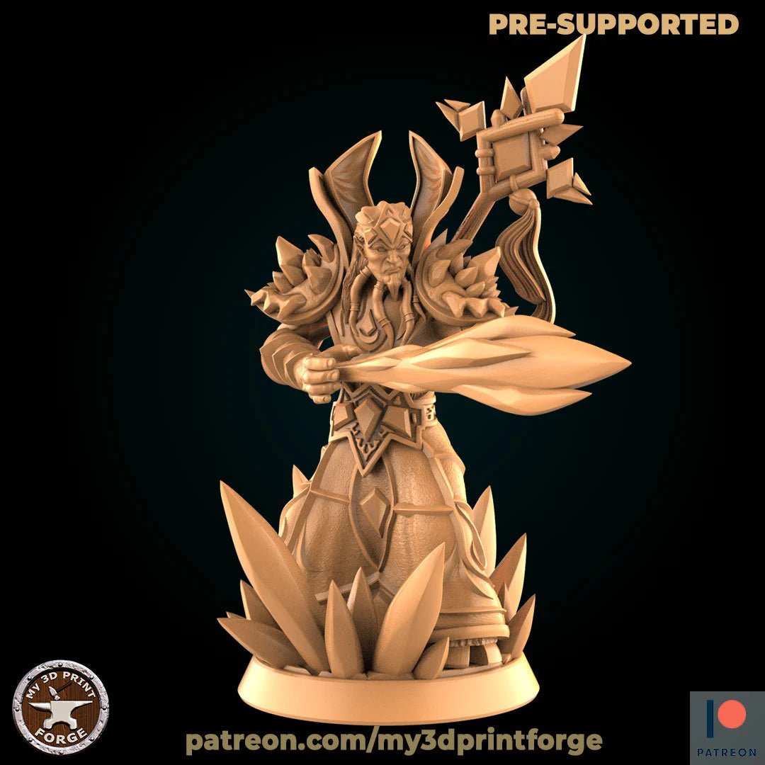 Female Tiefling Wizard Miniature | D - Tabletop RPG & D&D miniature. Perfect for wargaming & collectors