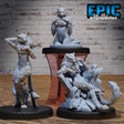 Female Werewolf Miniature | Full Set All Models - Tabletop RPG & D&D miniature. Perfect for wargaming & collectors