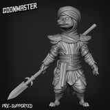 Ferret spearmen guards Miniature | B - Tabletop RPG & D&D miniature. Perfect for wargaming & collectors