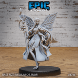 Fey Adventurer Female Miniature | A - Tabletop RPG & D&D miniature. Perfect for wargaming & collectors