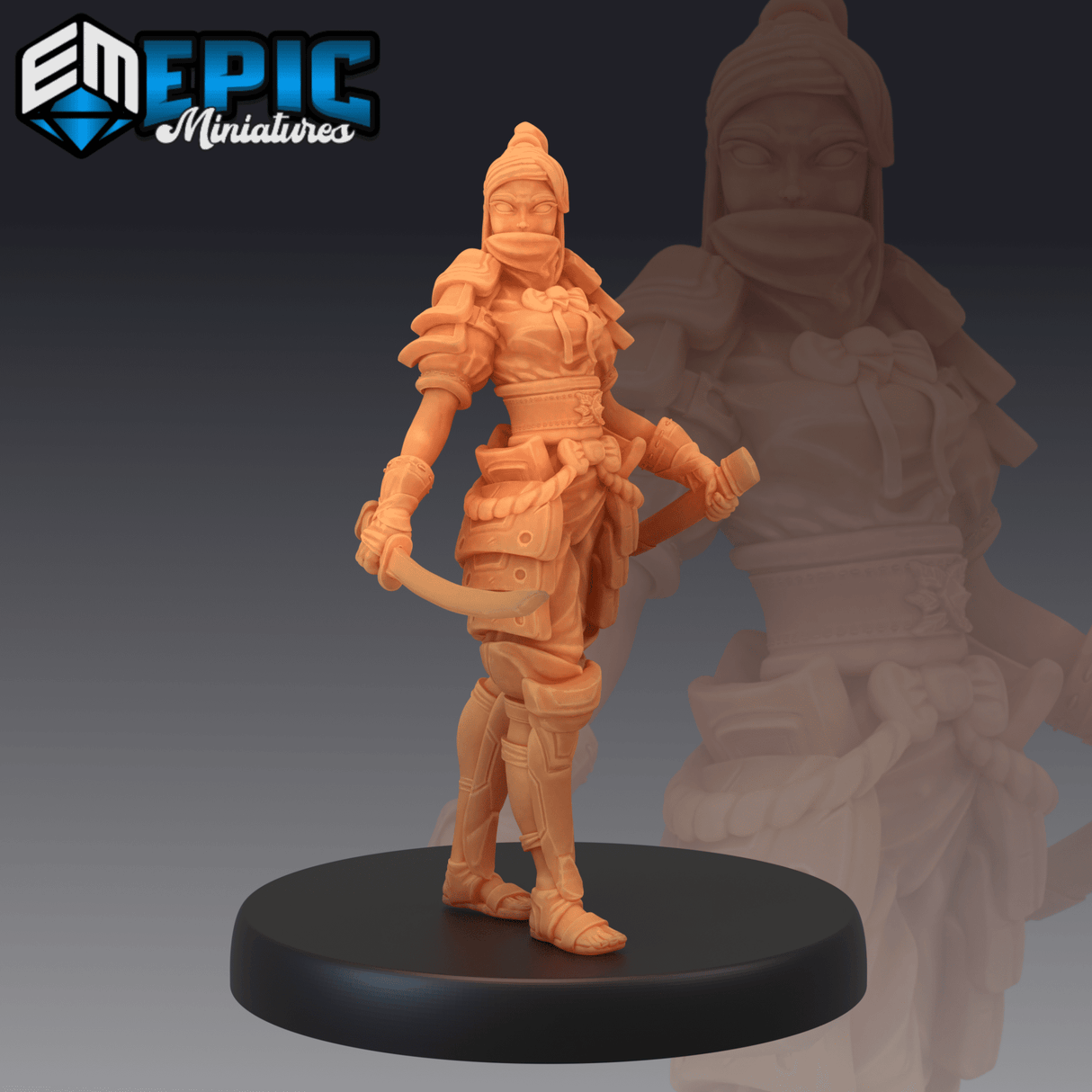 Fighter Elf Miniature | A - Tabletop RPG & D&D miniature. Perfect for wargaming & collectors