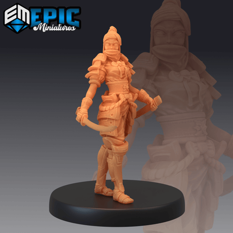 Fighter Elf Miniature | A - Tabletop RPG & D&D miniature. Perfect for wargaming & collectors