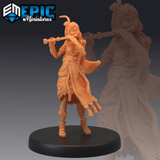 Fiona Bard Miniature | A - Tabletop RPG & D&D miniature. Perfect for wargaming & collectors