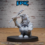 Fire Dwarf Miniature | 4043 - Tabletop RPG & D&D miniature. Perfect for wargaming & collectors