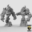 Fire Element Miniature | set of 2 - Tabletop RPG & D&D miniature. Perfect for wargaming & collectors