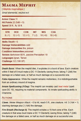 Fire Mephit Miniature | C - Tabletop RPG & D&D miniature. Perfect for wargaming & collectors