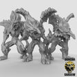 Fire Mephit Miniature | Set of 3 - Tabletop RPG & D&D miniature. Perfect for wargaming & collectors