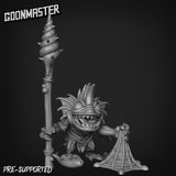 Fish Folk Shaman Miniature | E - Tabletop RPG & D&D miniature. Perfect for wargaming & collectors
