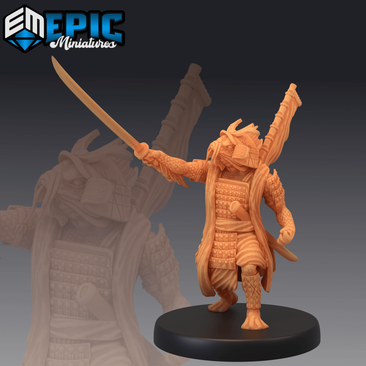 FishFolk Koi Miniature | A - Tabletop RPG & D&D miniature. Perfect for wargaming & collectors