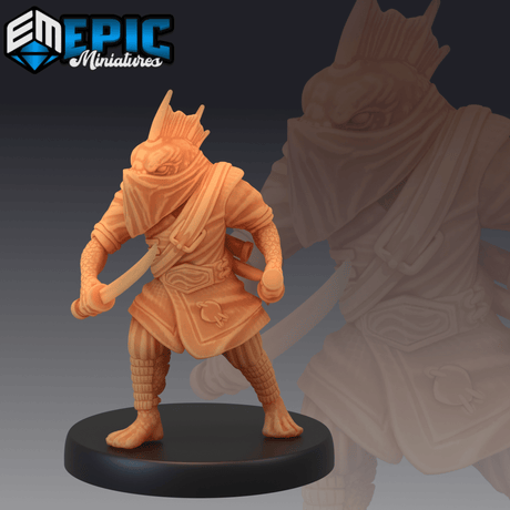 FishFolk Koi Miniature | B - Tabletop RPG & D&D miniature. Perfect for wargaming & collectors
