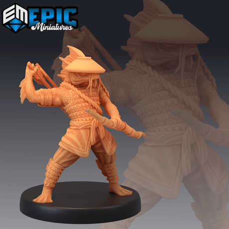 FishFolk Koi Miniature | C - Tabletop RPG & D&D miniature. Perfect for wargaming & collectors