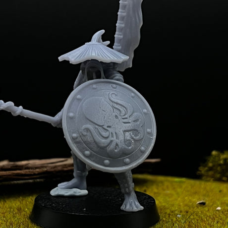 FishFolk Koi Miniature | Set of 8 - Tabletop RPG & D&D miniature. Perfect for wargaming & collectors