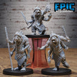 Fishfolk Vagabond Miniature | Set of 3 - Tabletop RPG & D&D miniature. Perfect for wargaming & collectors