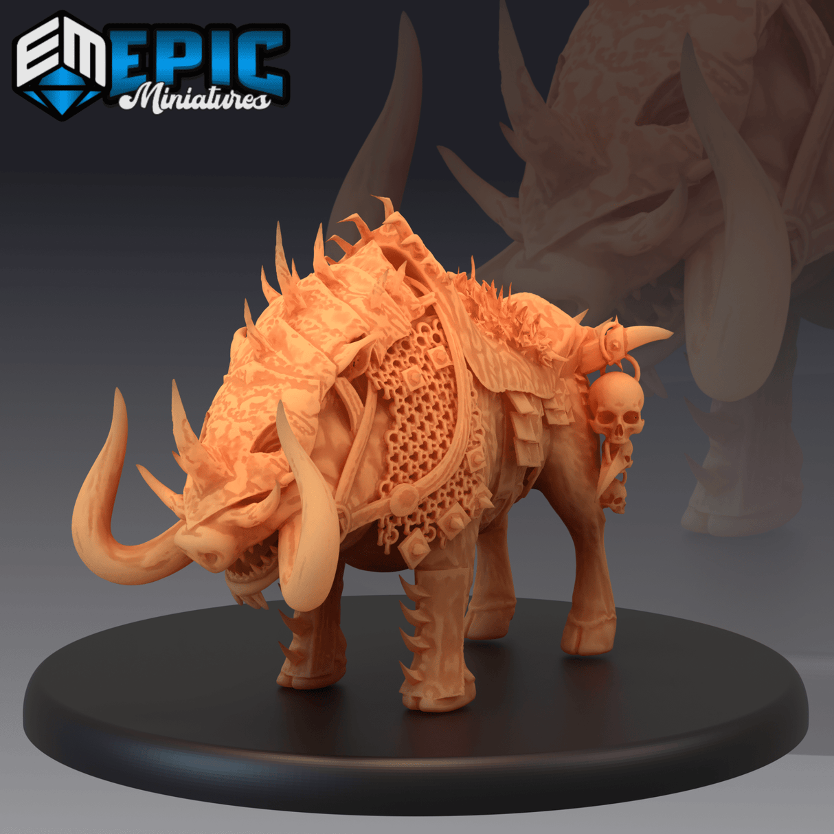 Forest Boar Miniature | D - Tabletop RPG & D&D miniature. Perfect for wargaming & collectors
