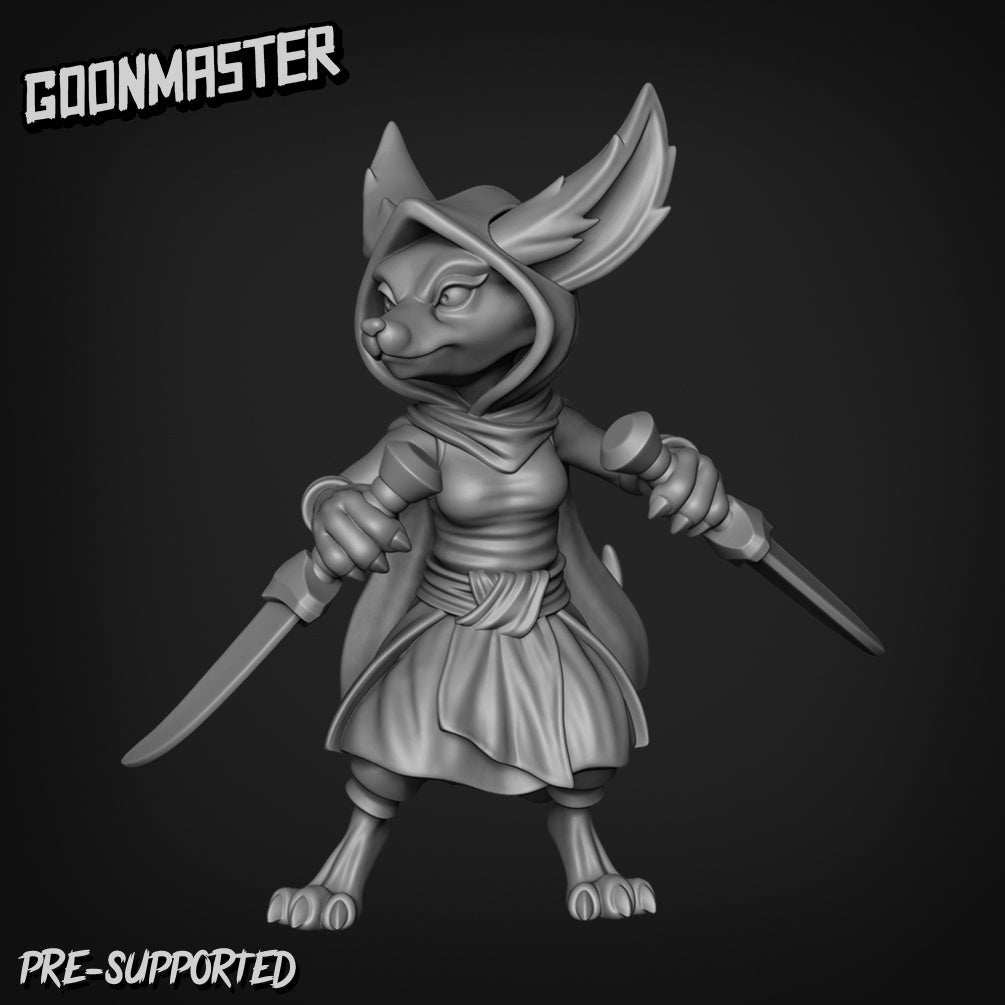 Fox Folk Miniature - A - 32mm