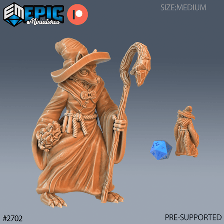 Fox Folk Miniature | C - Tabletop RPG & D&D miniature. Perfect for wargaming & collectors