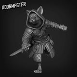 Fox Folk Rogue Miniature | C - Tabletop RPG & D&D miniature. Perfect for wargaming & collectors