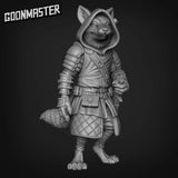 Fox Folk Warrior Miniature | Set of 2 - Tabletop RPG & D&D miniature. Perfect for wargaming & collectors
